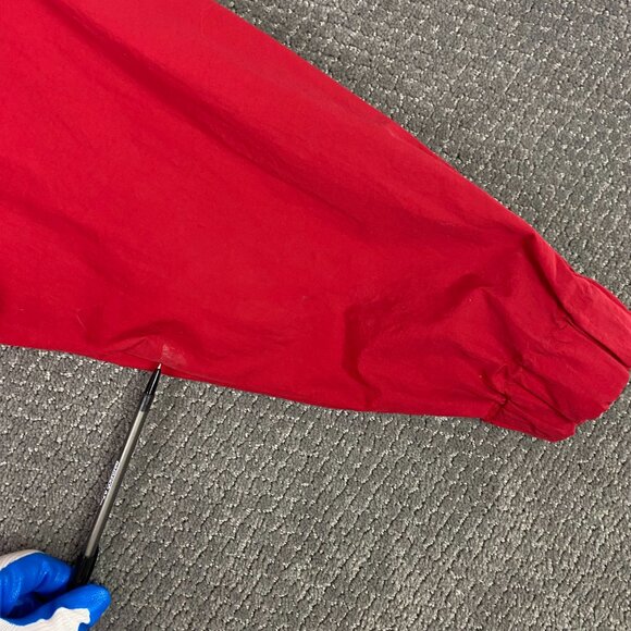 Vintage 90s Tommy Hilfiger Jacket Men's Medium Oversized Patch Logo FlagSailing - Picture 14 of 16